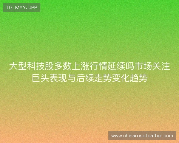 大型科技股多数上涨行情延续吗市场关注巨头表现与后续走势变化趋势